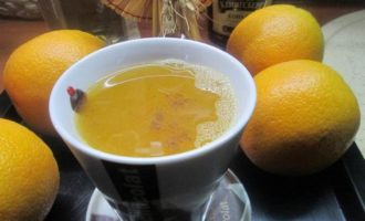 Апельсиновый чай с коньяком "Парижские тайны"