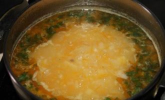 Овощной суп из индюшиной шейки